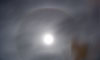 Moon halo: circumscribed halo