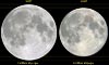 Pleine Lune au périgée et à l'apogée
