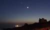 The Moon and the Pleiades