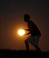 Playing basketball with the Moon