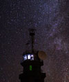 The Milky Way behind the control tower