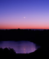 The Moon, Jupiter and Mercury