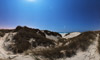 Wide panorama of the Tréguennec dunes
