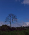 Venus at its closest to the Pleiades