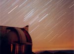 Filés d'étoiles et ciel profond