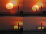Couchers de Soleil, rayon vert