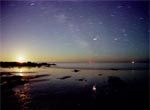 La côte bretonne sous les étoiles