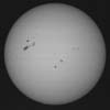 Naked eye sunspots