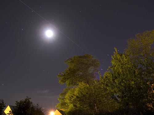 ISS, Saturn and the Moon