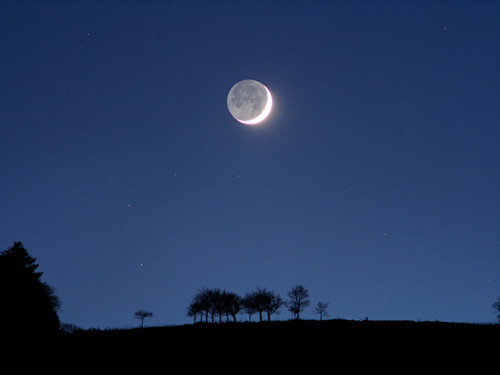 Splendide croissant lunaire