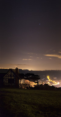 Half-timbered house