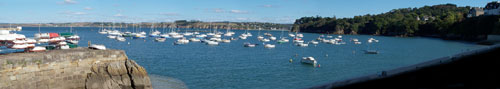 Douarnenez bay panorama