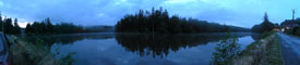 Panorama du lac des Forges de Paimpont