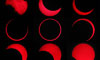 Mosaïque de l'éclipse annulaire du 3 octobre
