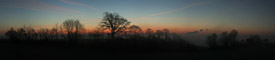 Large panorama et Vénus