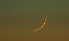 Croissant lunaire âgé de 29 heures
