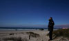 An observer on the dune