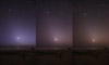 Zodiacal light setting