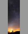 The zodiacal light mixes with the Milky Way