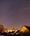 Avec la Nébuleuse d'Orion en coin