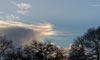 Sundog atop a cumulonimbus