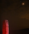 Moon eclipse and menhir