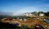 Fogbow above the sea