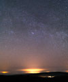 Perseus and Cassiopeia at the horizon