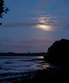 Partial lunar elipse on August 16, 2008