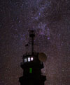 The Milky Way behind the control tower