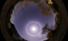 Halo lunaire  la Pleine Lune