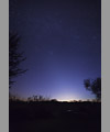 Spring equinox zodiacal light 