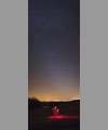 An astrophotogaph under the zodiacal light