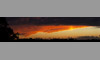 Sun pillar under an altostratus cloud