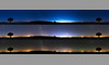 During the astronomical twilight