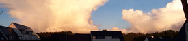 Cumulonimbus orangés