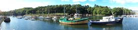 Douarnenez Port museum panorama