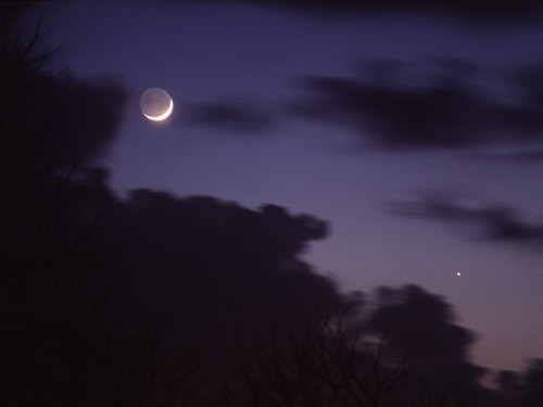 Moon-Mercury conjunction