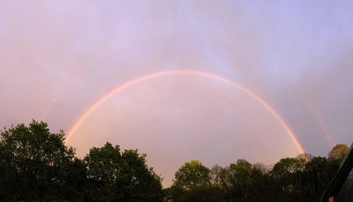 Evening rainbow