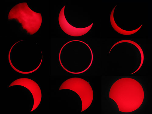 3 October annular eclipse mosac