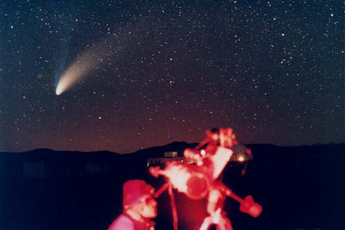 The astronome and the comet