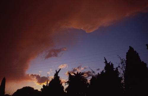 Orage rougetre