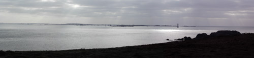 Molène Island panorama from Ouessant Island